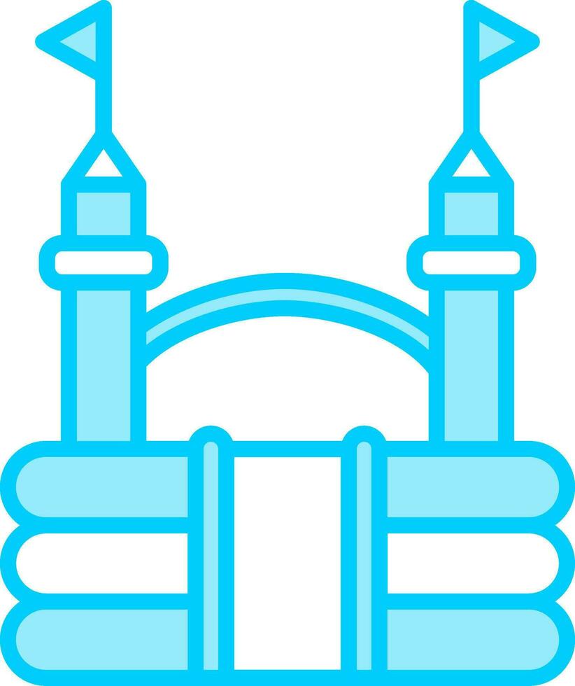 Bouncy Castle Vector Icon