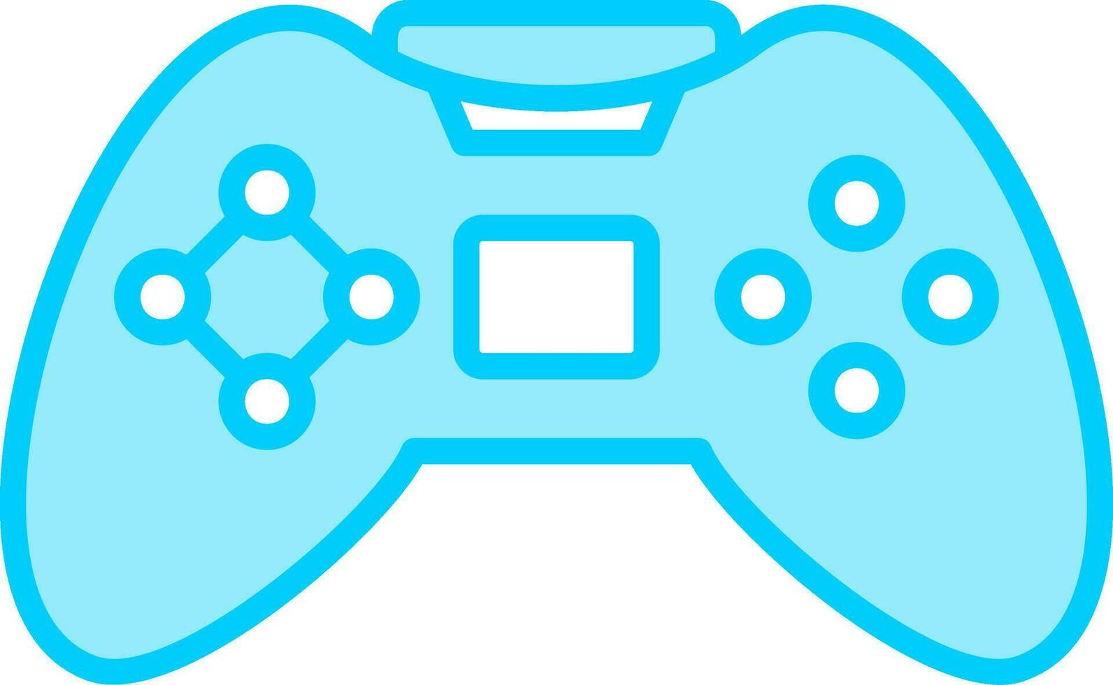 icono de vector de controlador de juego