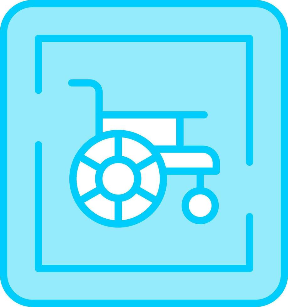 Wheelchair Sign Vector Icon