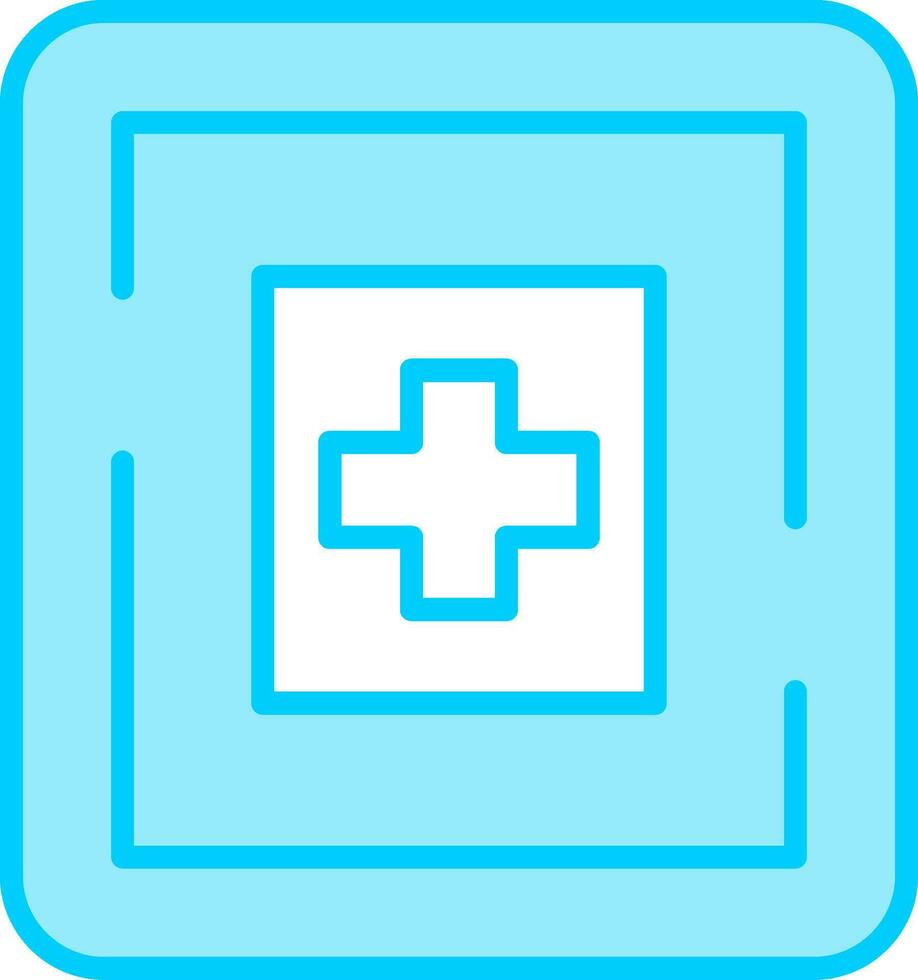 icono de vector de hospital