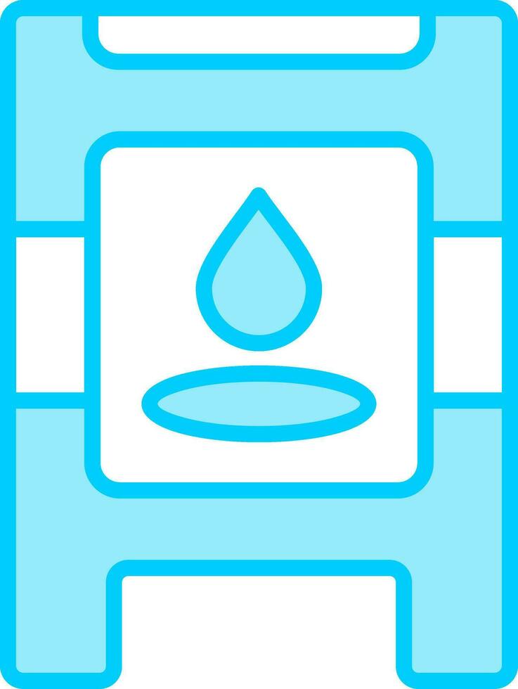 Wet Floor Vector Icon