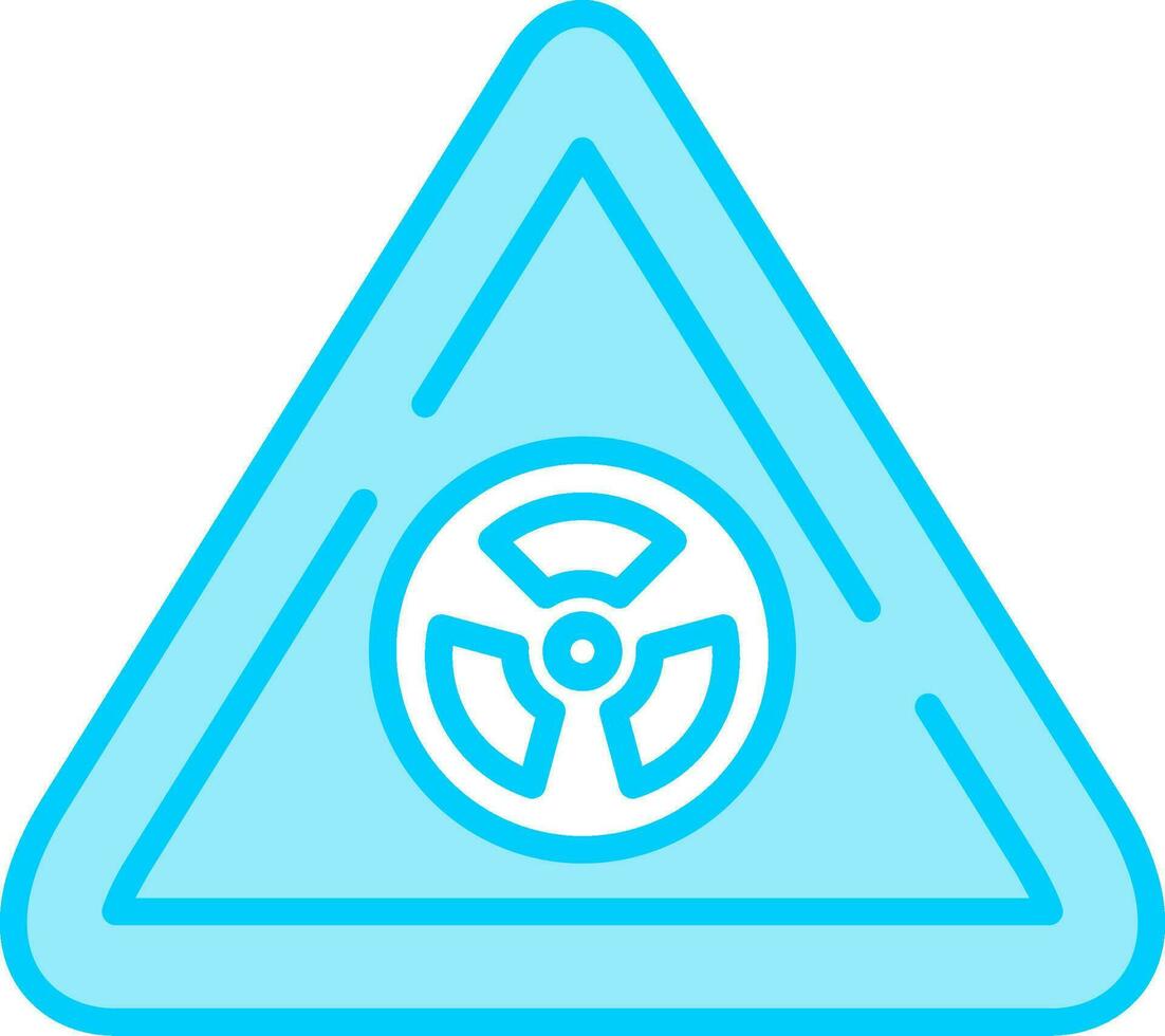 Radioactive Sign Vector Icon