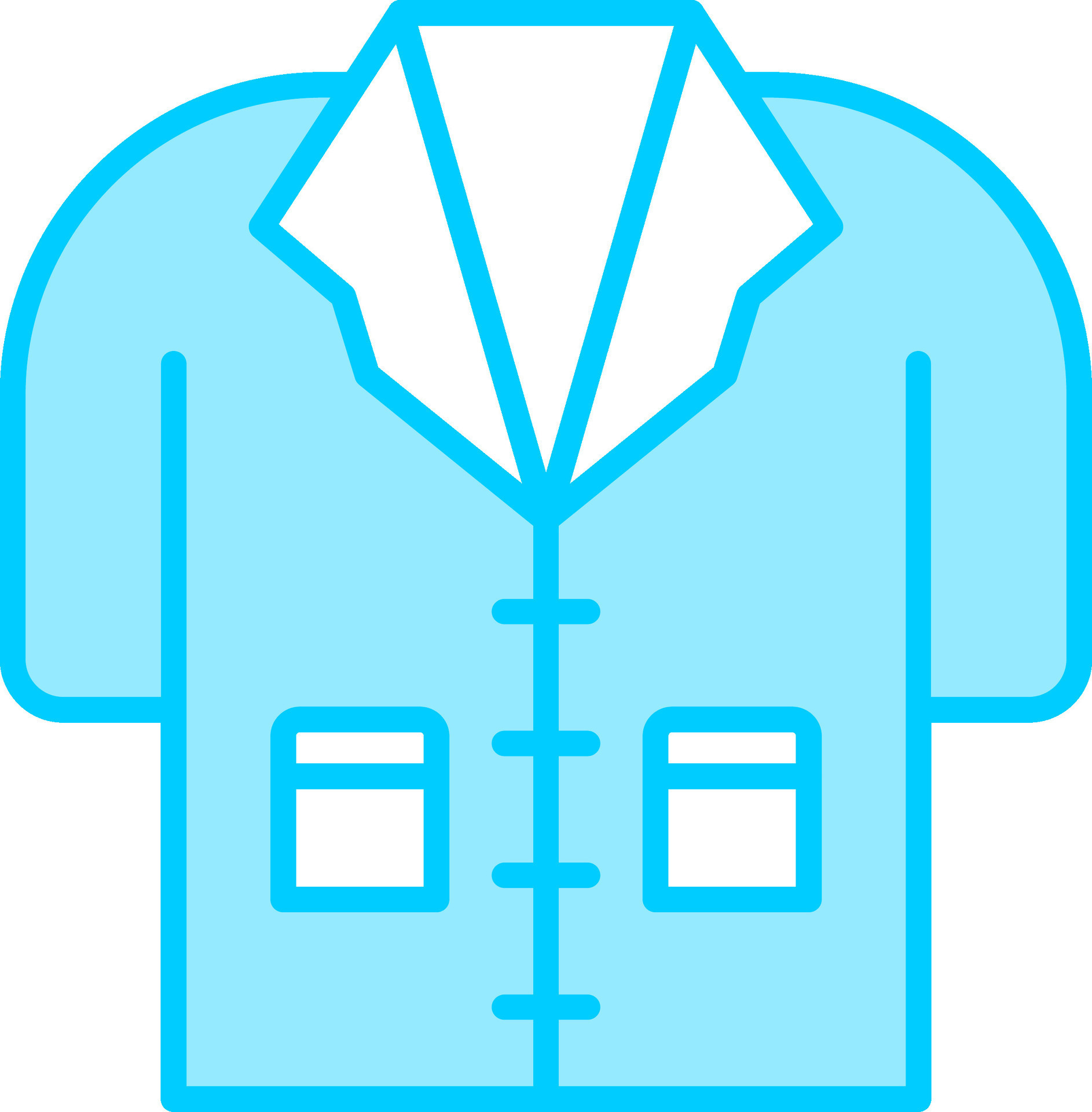 Lab Coat Vector Icon 32732543 Vector Art at Vecteezy
