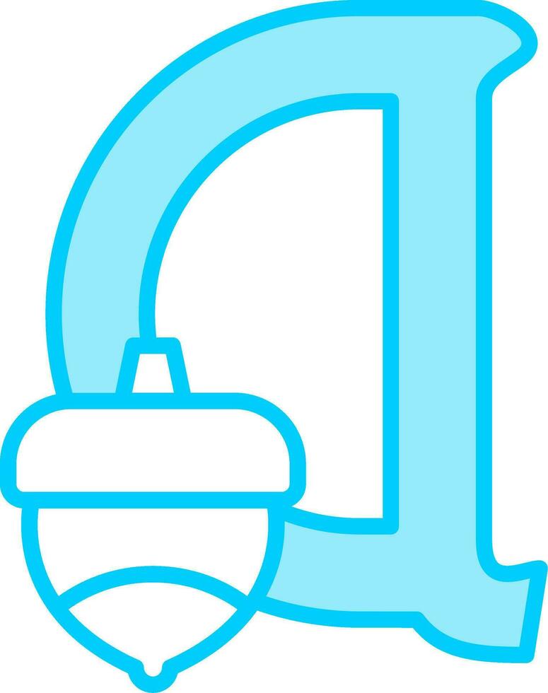 Small A Vector Icon