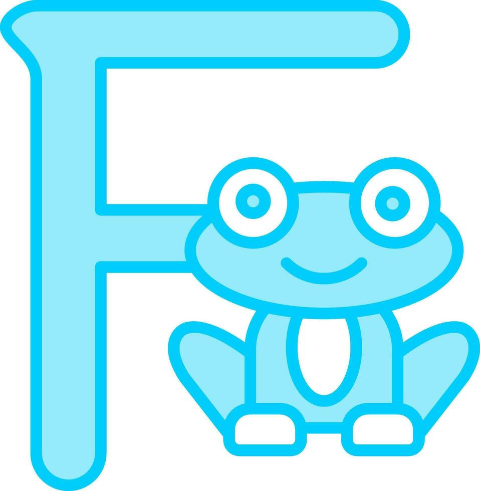 Capital F Vector Icon