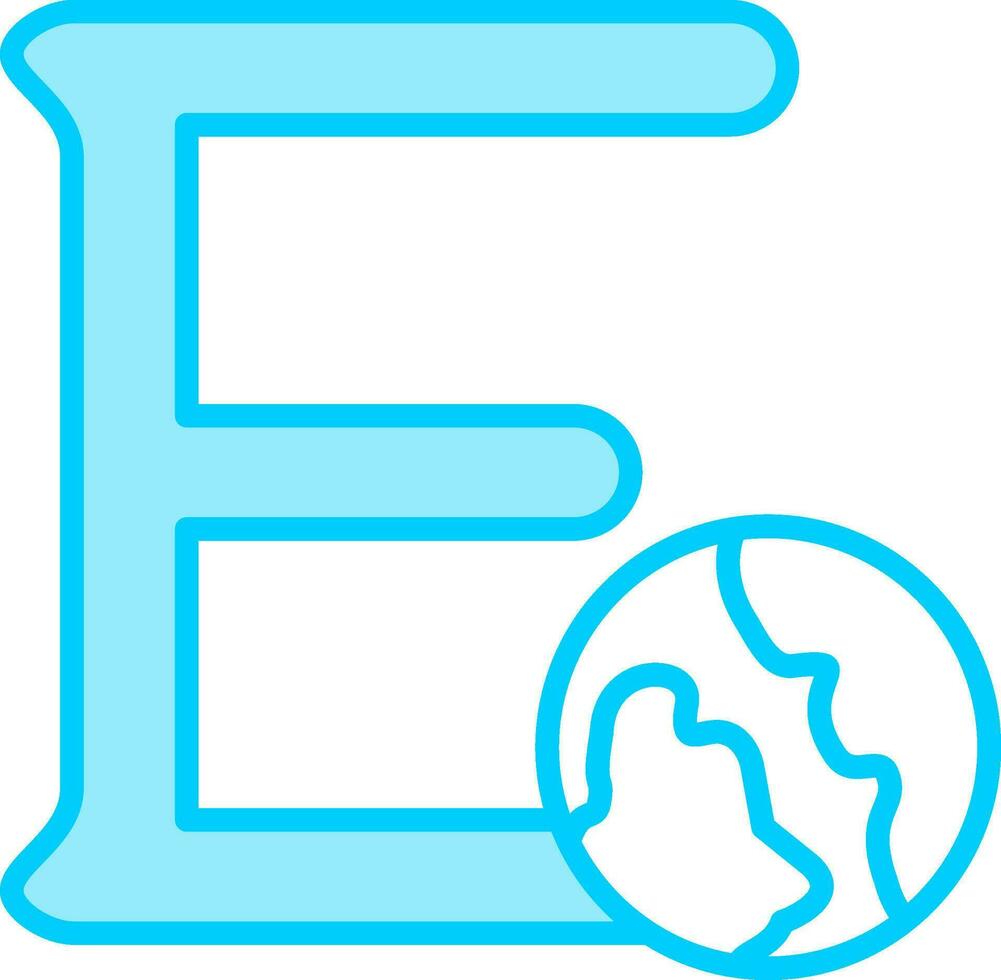 Capital E Vector Icon