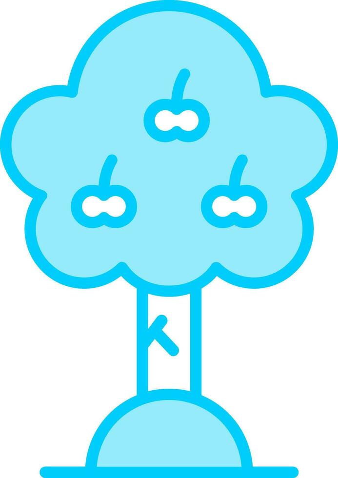 Apple Tree Vector Icon