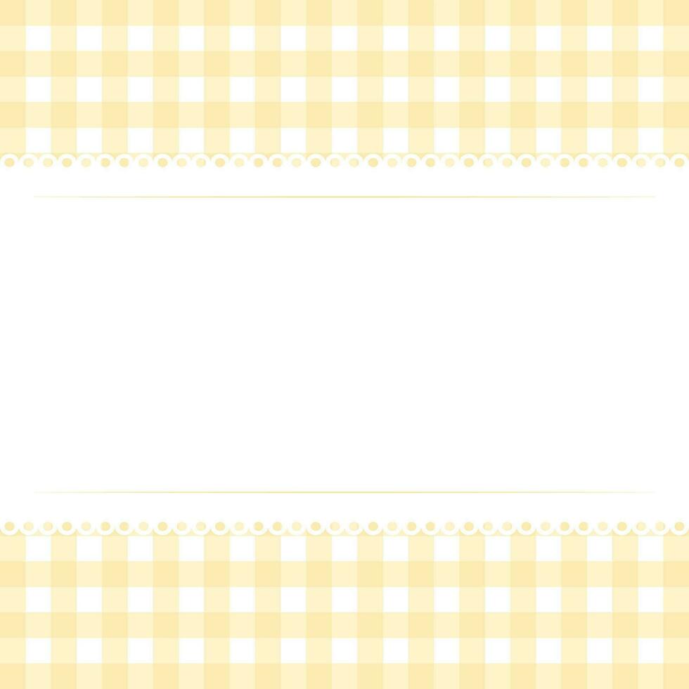 vector blanco modelo diseño blanco cordón raya en amarillo a cuadros antecedentes vector plano ilustración