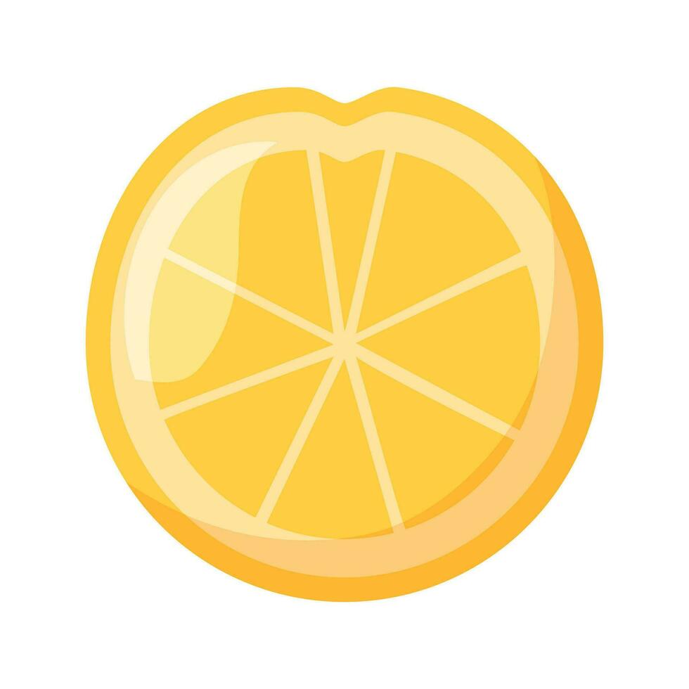 vector agrio amarillo limones alto vitamina C limones son cortar dentro rebanadas para verano limonada