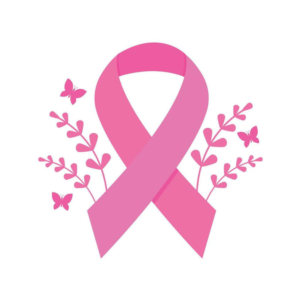 Vector breast cancer awareness month concept