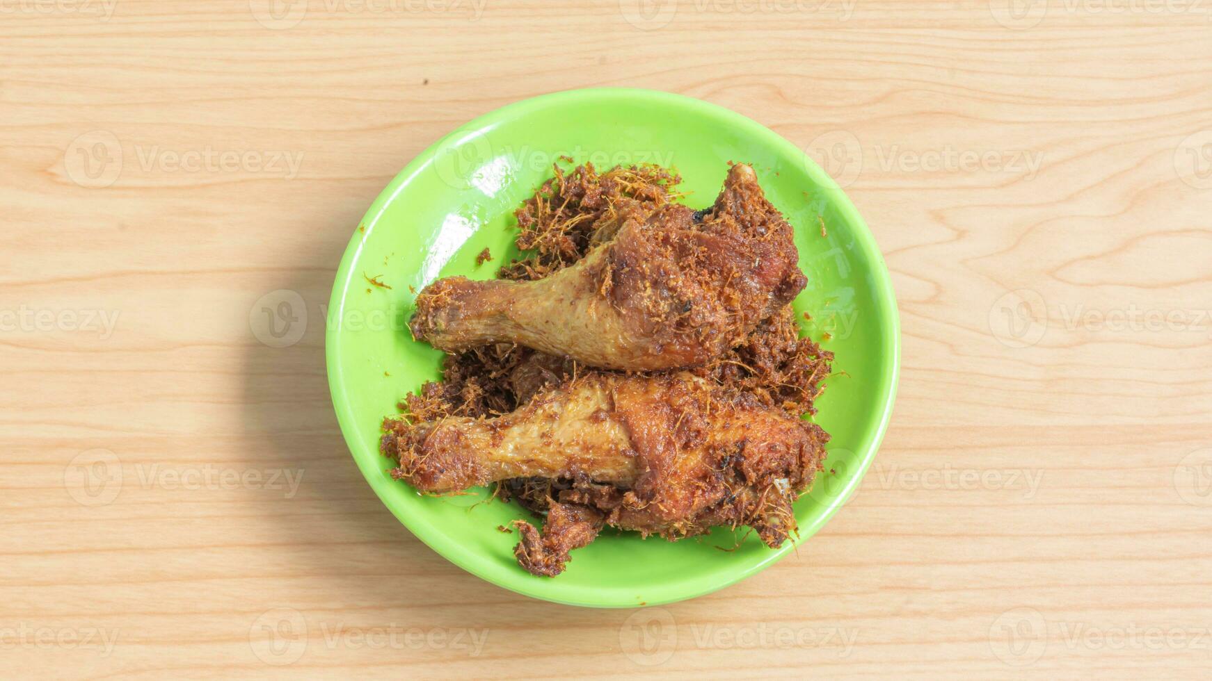 Ayam goreng Kalasan, Indonesia traditional cuisine made from fried chicken photo