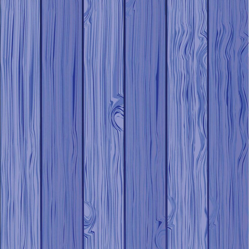 Vector blue painted rough wooden surface