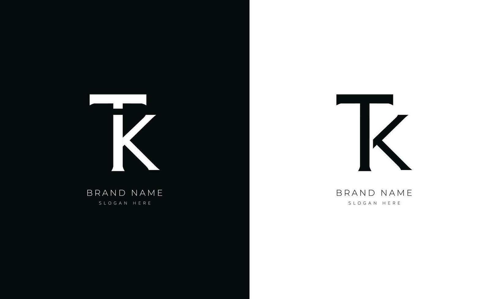 tk kt t k inicial letra lujo-premium logo. vector