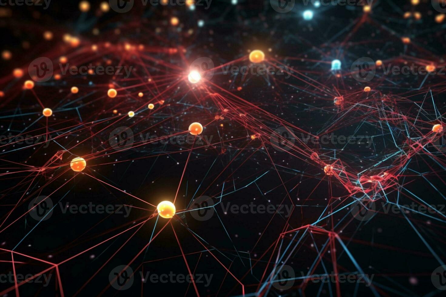 Generative AI. Digital Connections A Technology Data Network Background photo