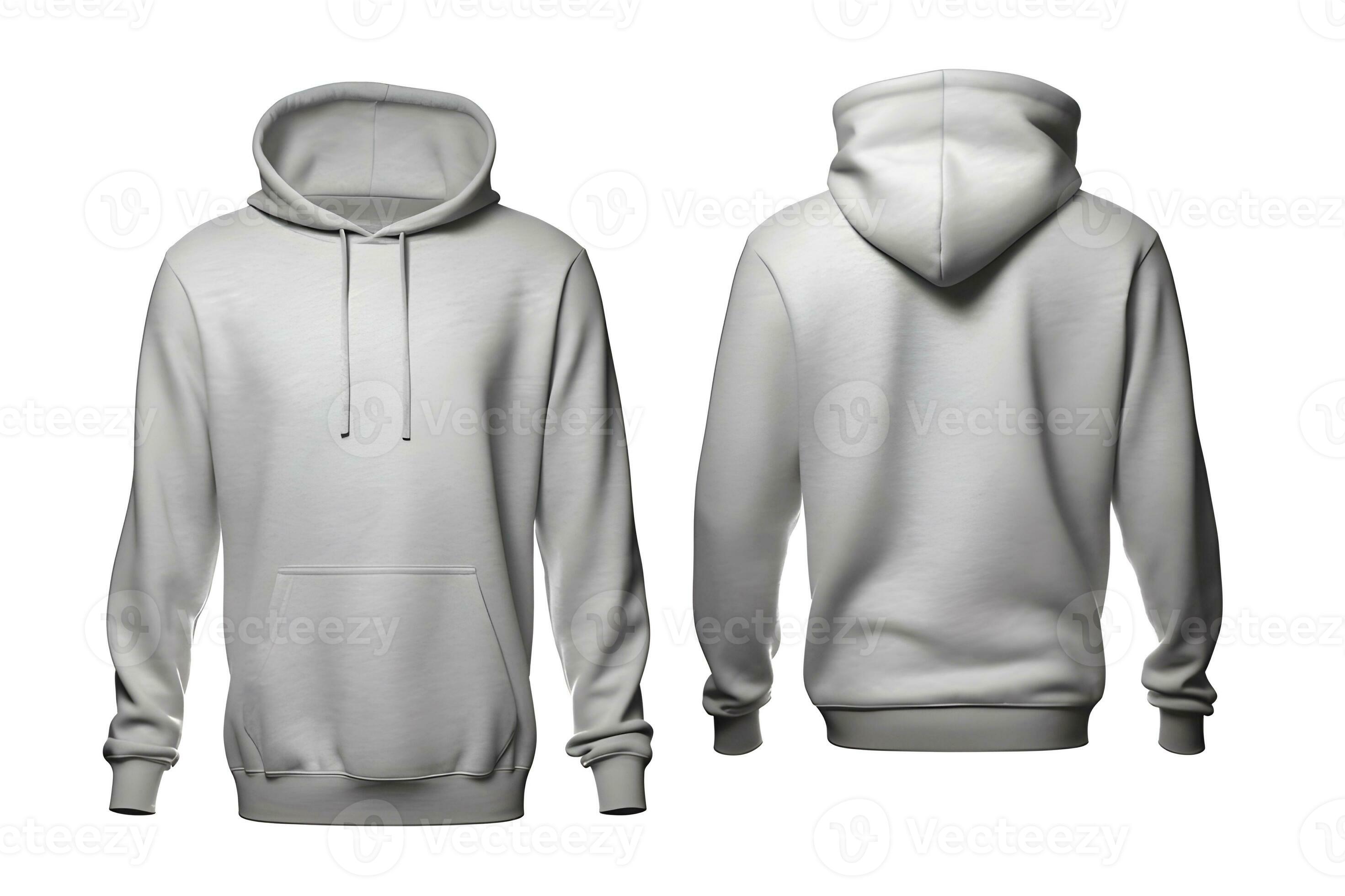 grey Hoodie Sweatshirt Template for Design Mockup and Print. Generative grey Hoodie Sweatshirt Template for Design Mockup and Print. Generative