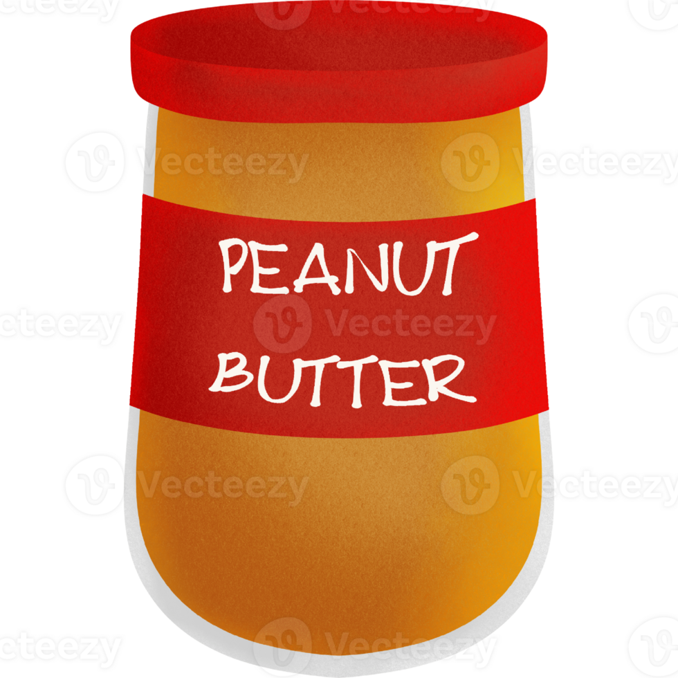 A jar of peanut butter png