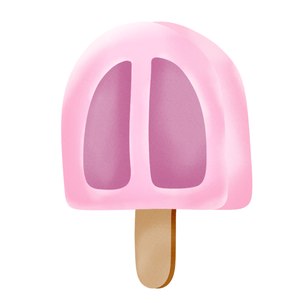 Pink ice cream png