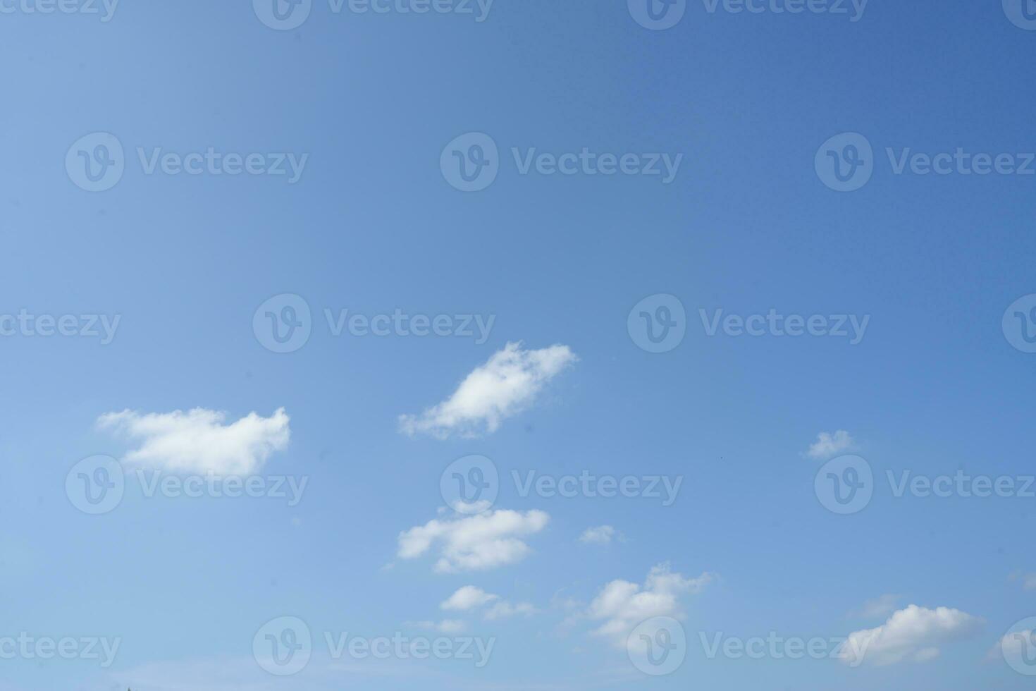 Natural background, blue sky with clouds photo