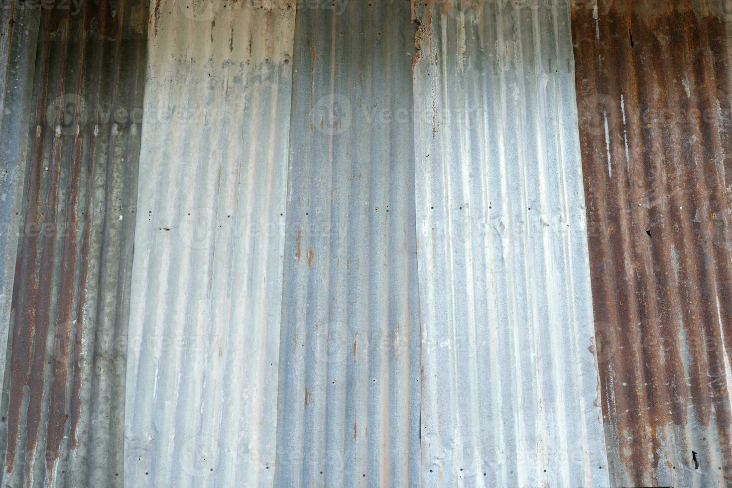 The background of the sign is made from old zinc. photo