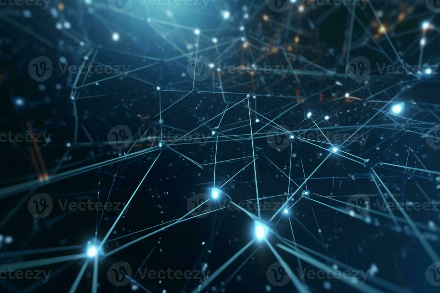 Generative AI. Digital Connections A Technology Data Network Background photo