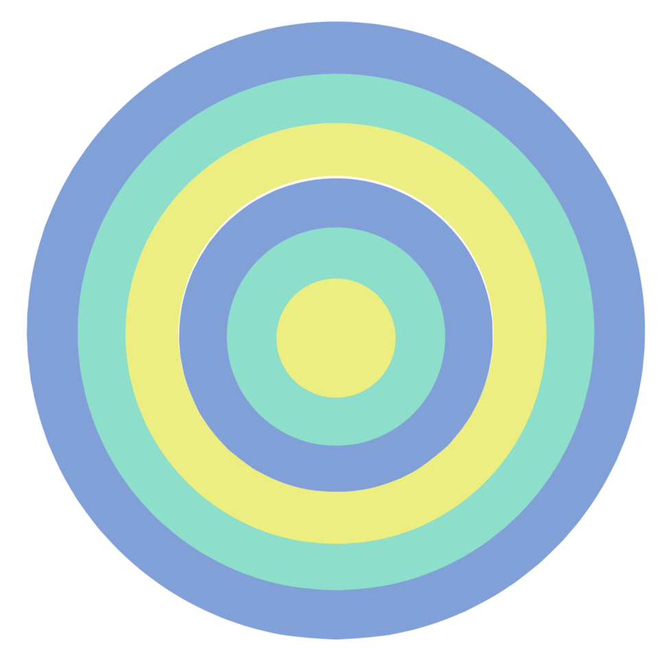 armonía de circulo colores png