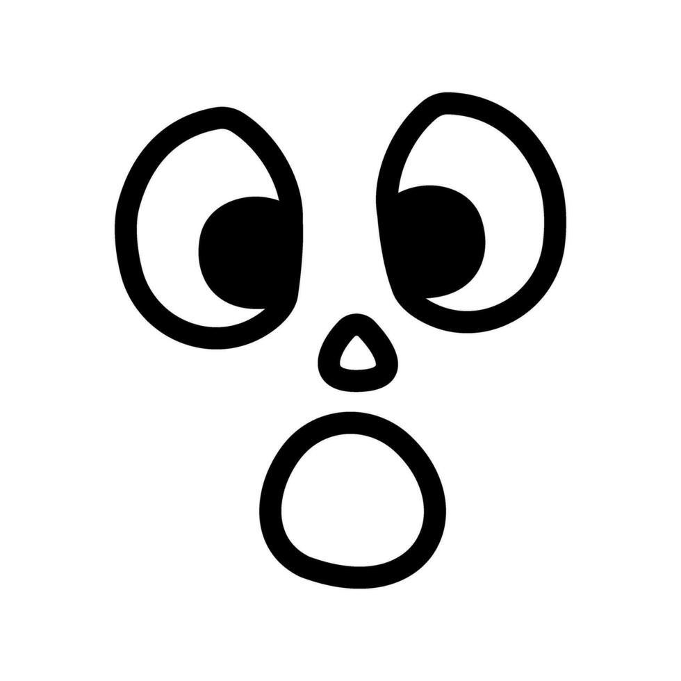 Halloween Face icon vector. Scary face illustration sign. Pumpkin face symbol or logo. vector