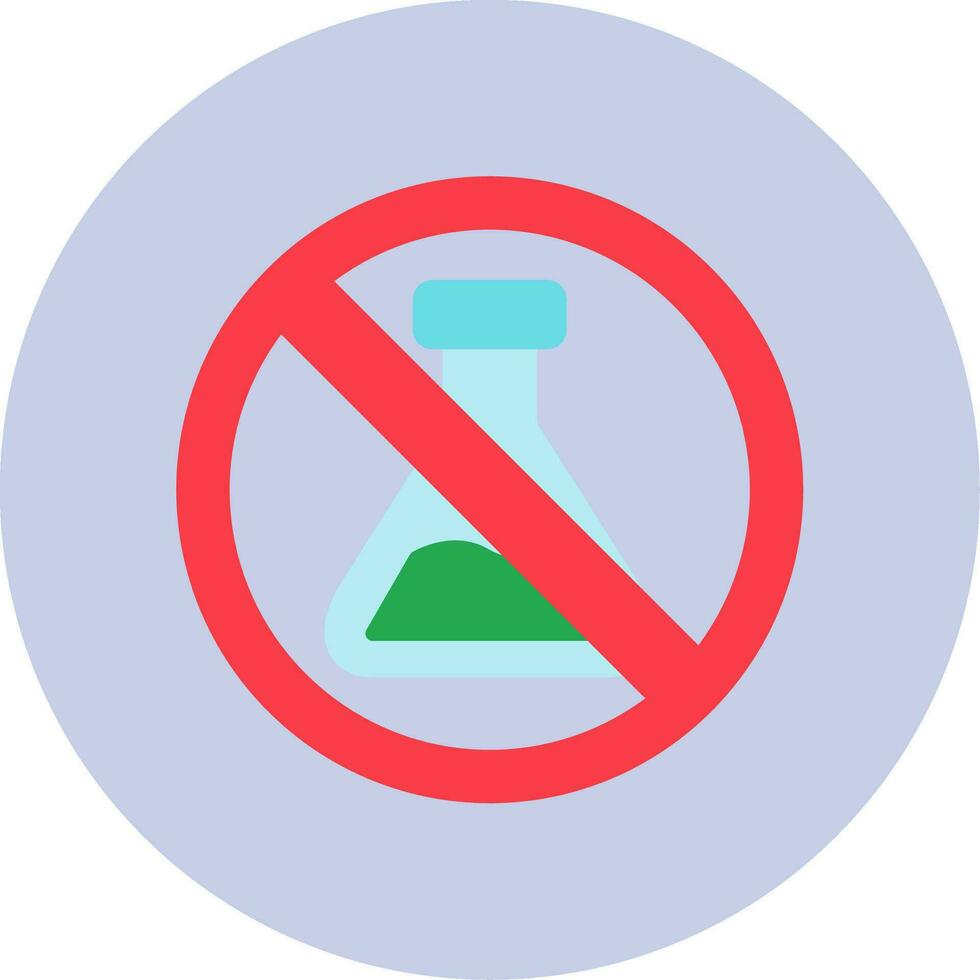 No Chemical Vector Icon