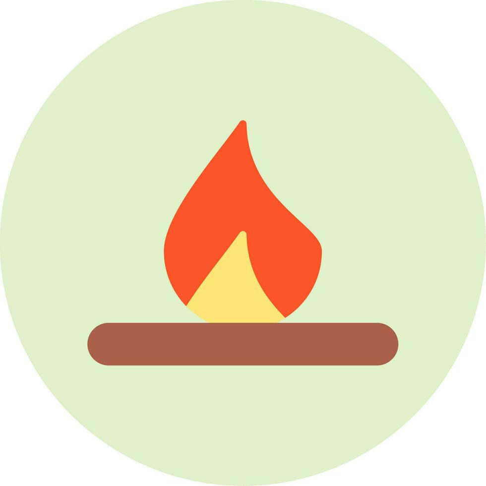 Burning Vector Icon