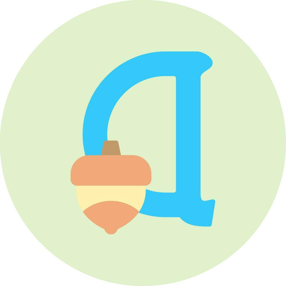 Small A Vector Icon