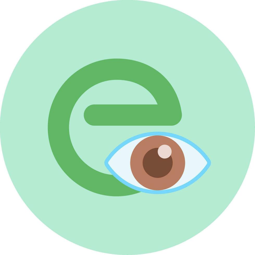 Small E Vector Icon