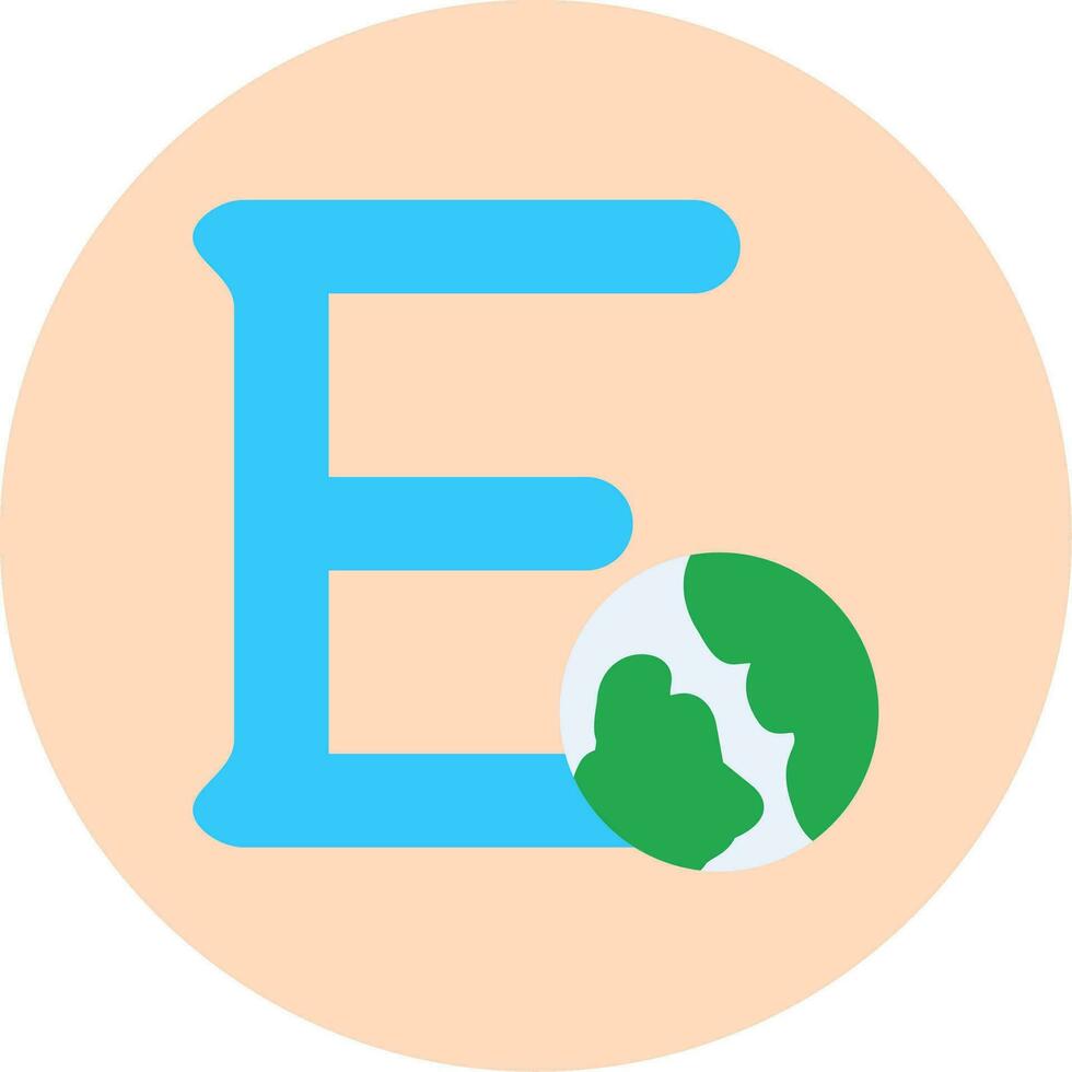 Capital E Vector Icon