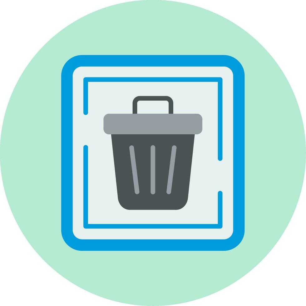 Trash Sign Vector Icon