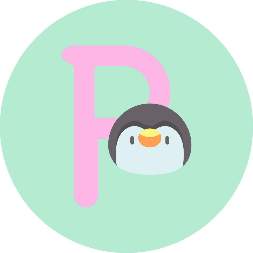 Capital P Vector Icon