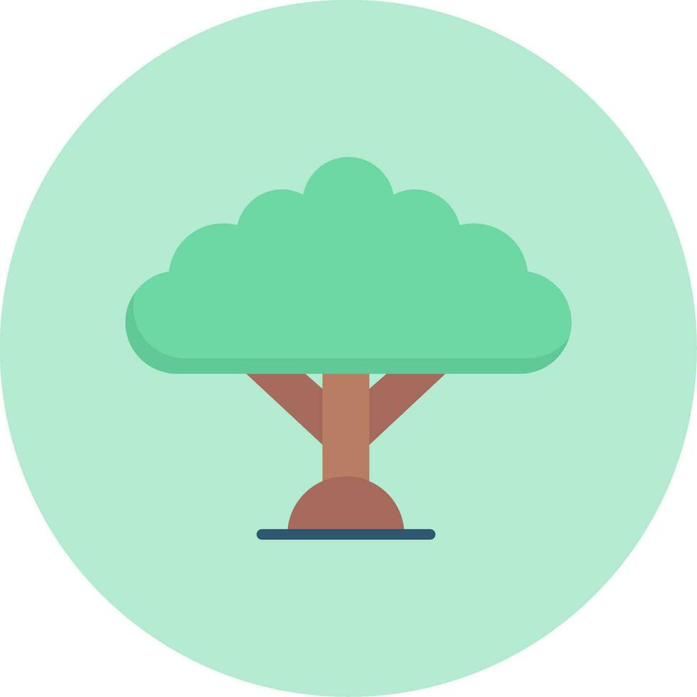 continuar árbol vector icono