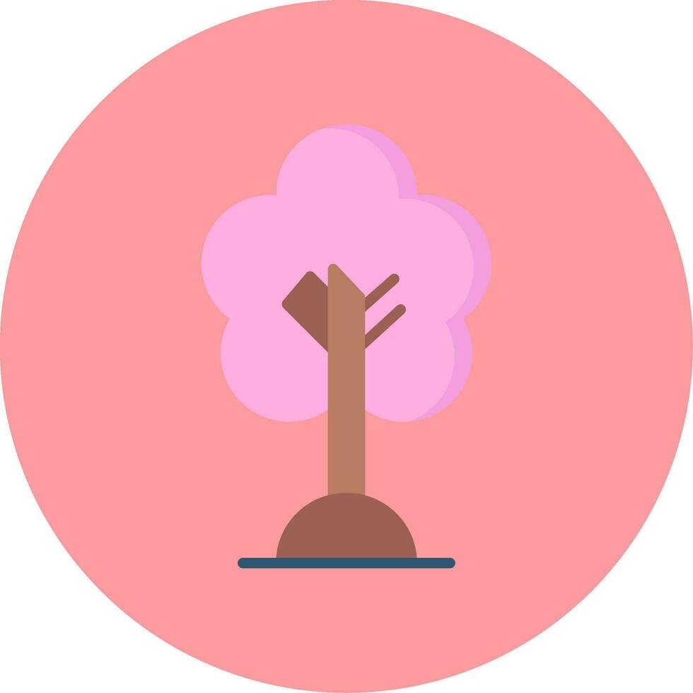 Cherry Tree Vector Icon