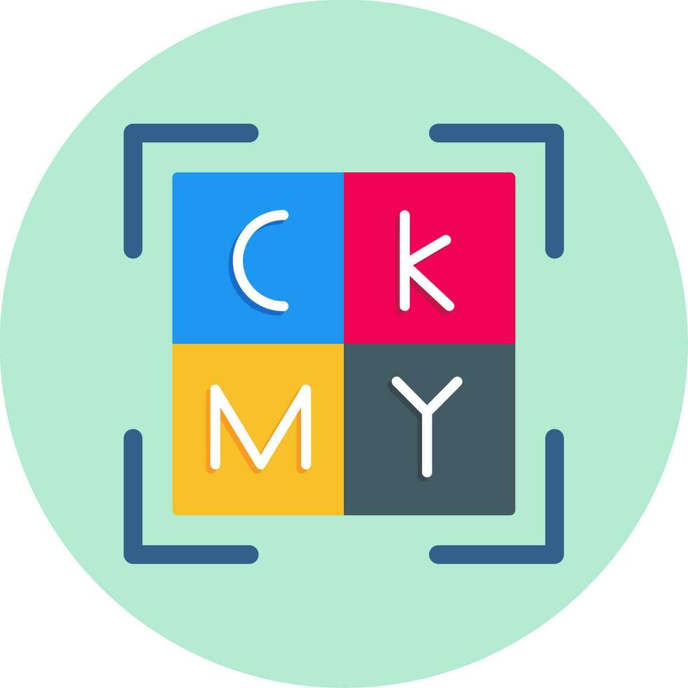 Cmyk Vector Icon