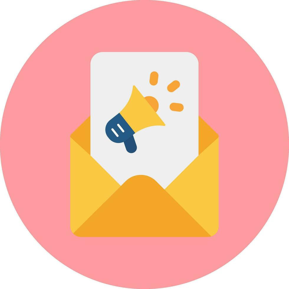 icono de vector de marketing por correo electrónico