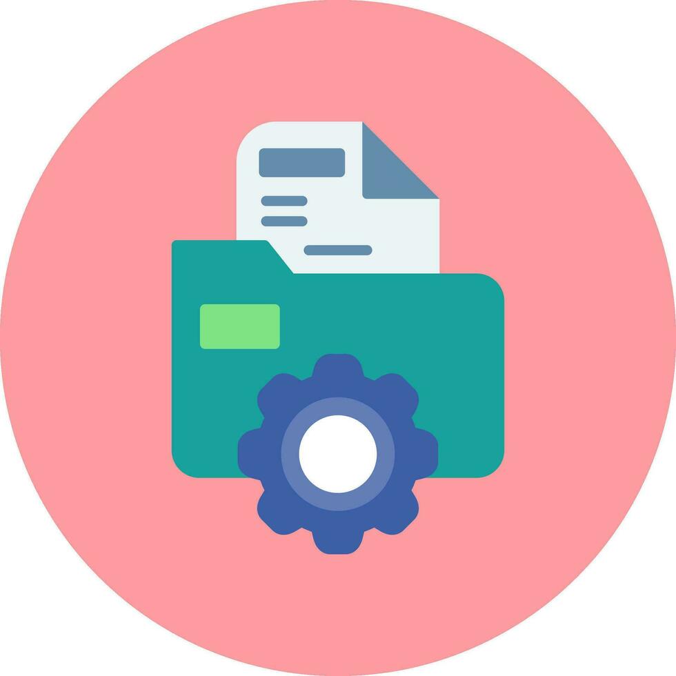 Folder Management Vector Icon