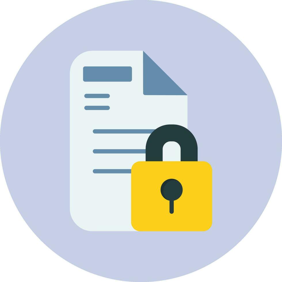 Secure Folder Vector Icon