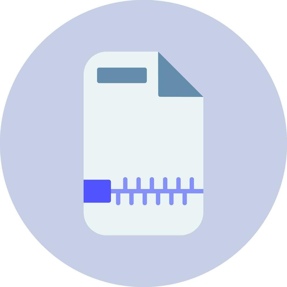 Zip File Vector Icon