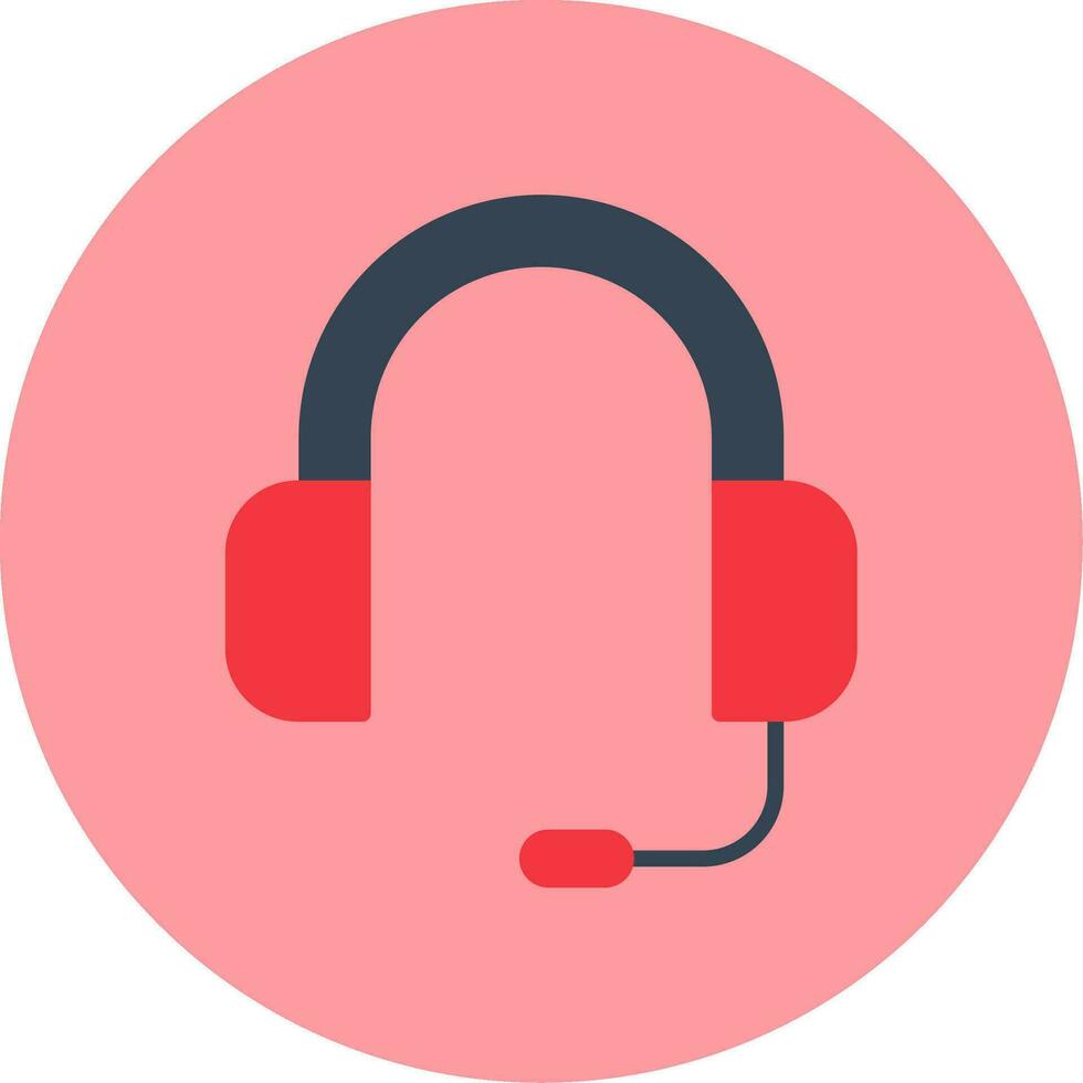 icono de vector de auriculares