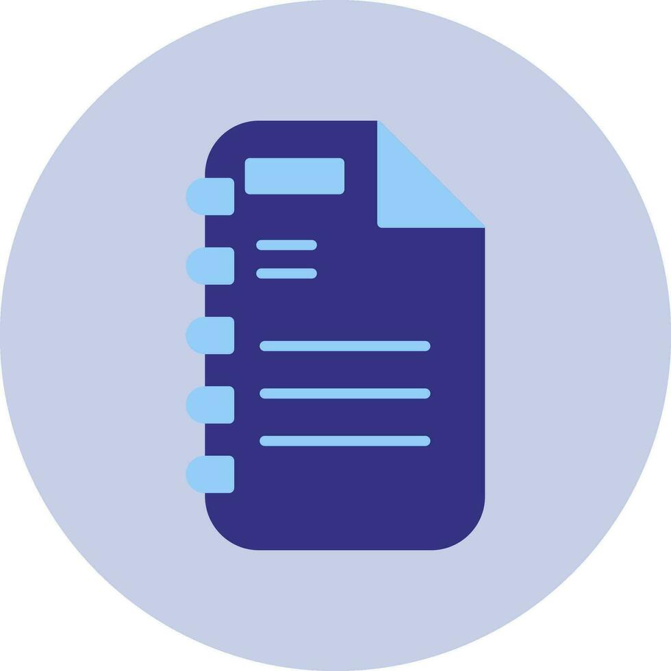 Note Page Vector Icon