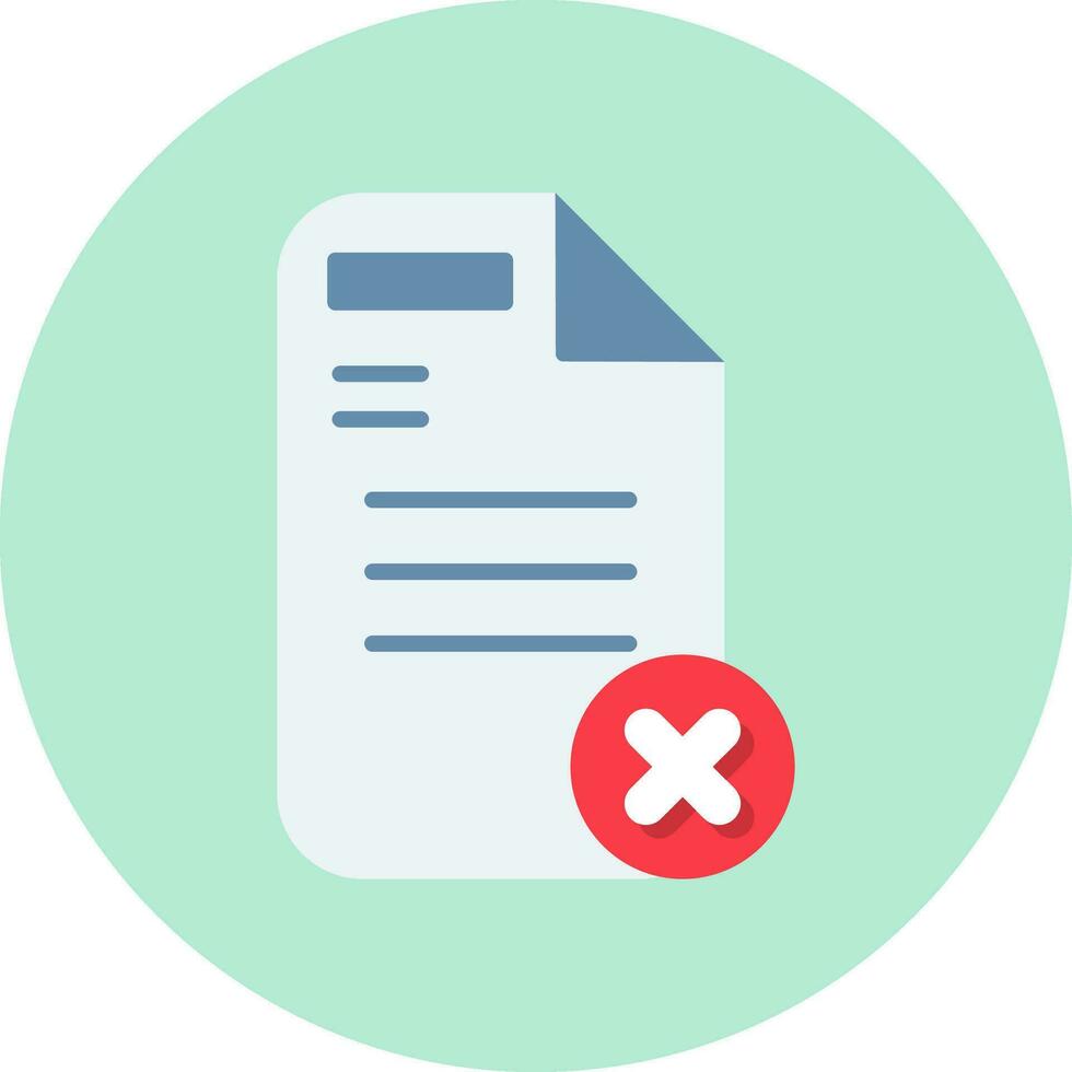 Delete Button Vector Icon