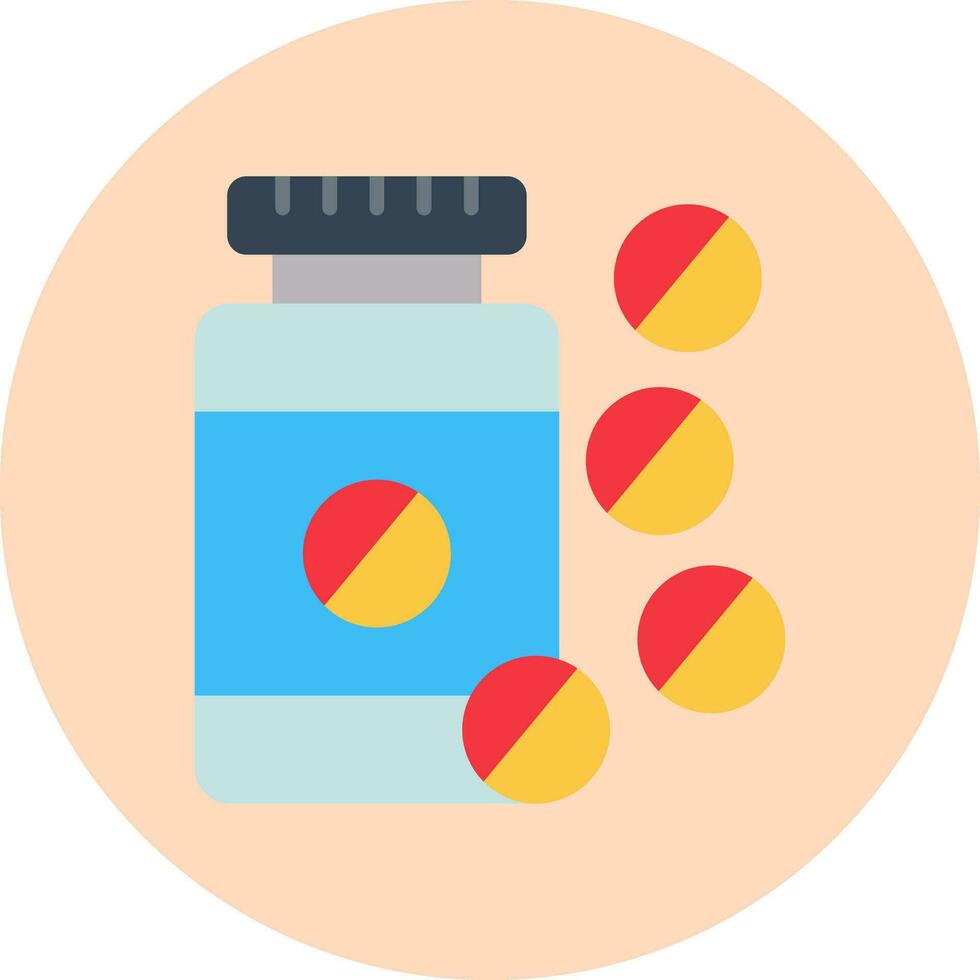Aspirin Vector Icon