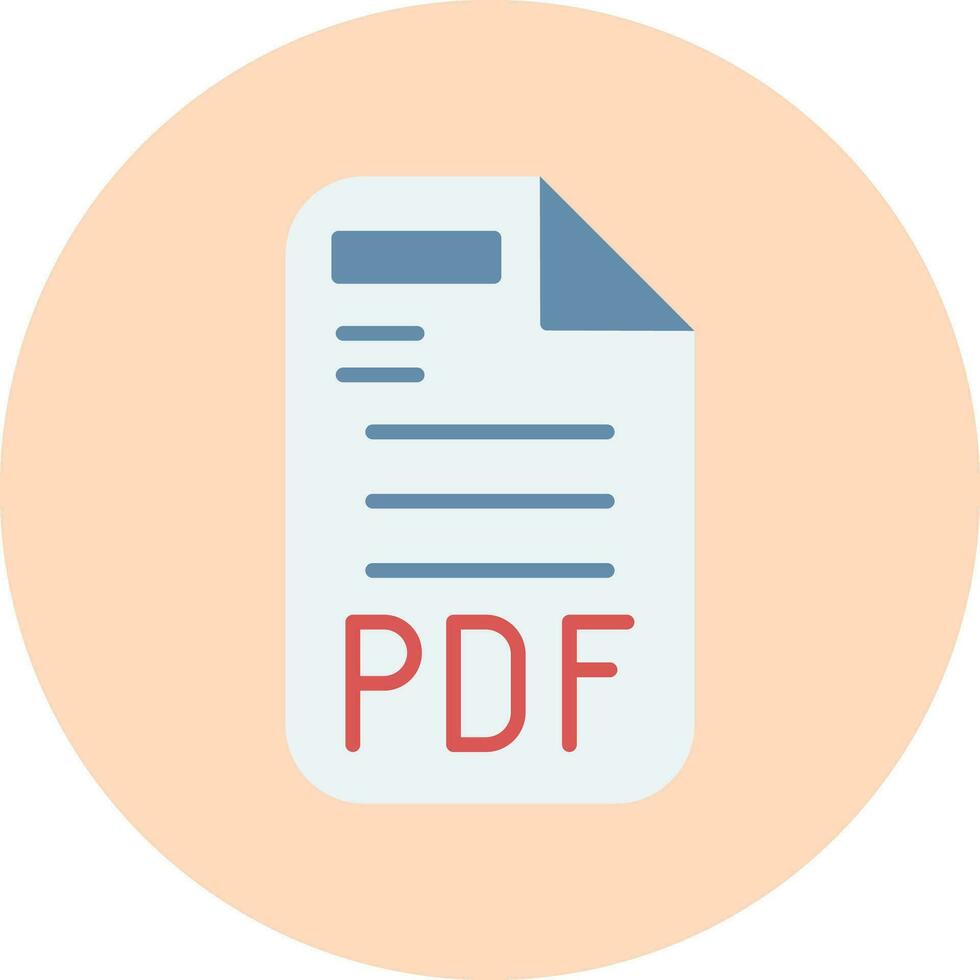 Pdf Vector Icon