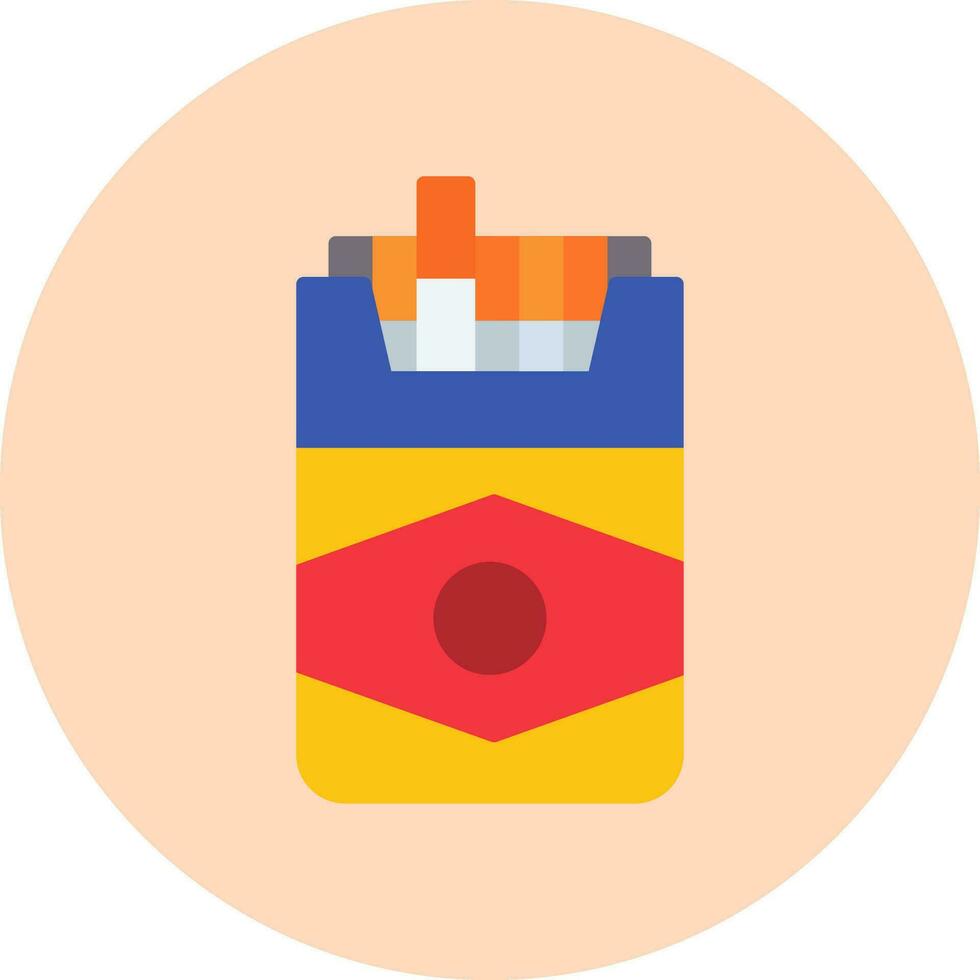 icono de vector de cigarrillos