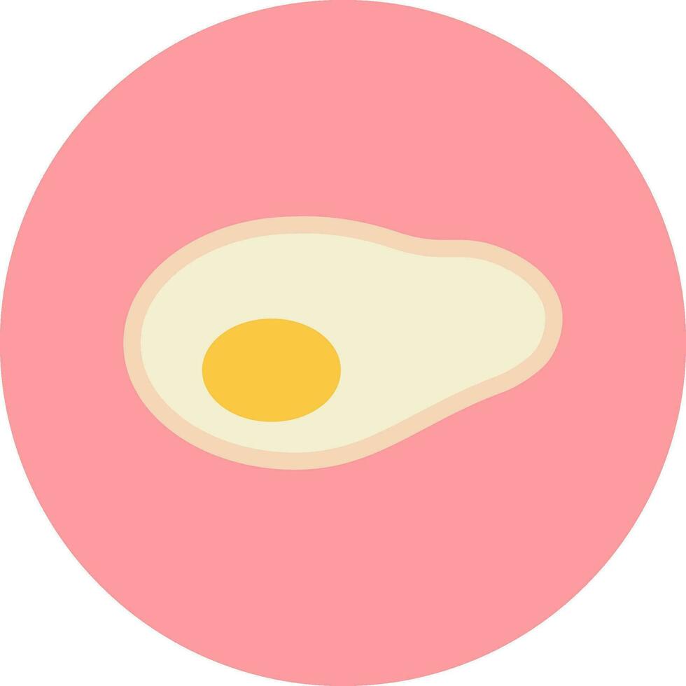 Fried Egg Vector Icon