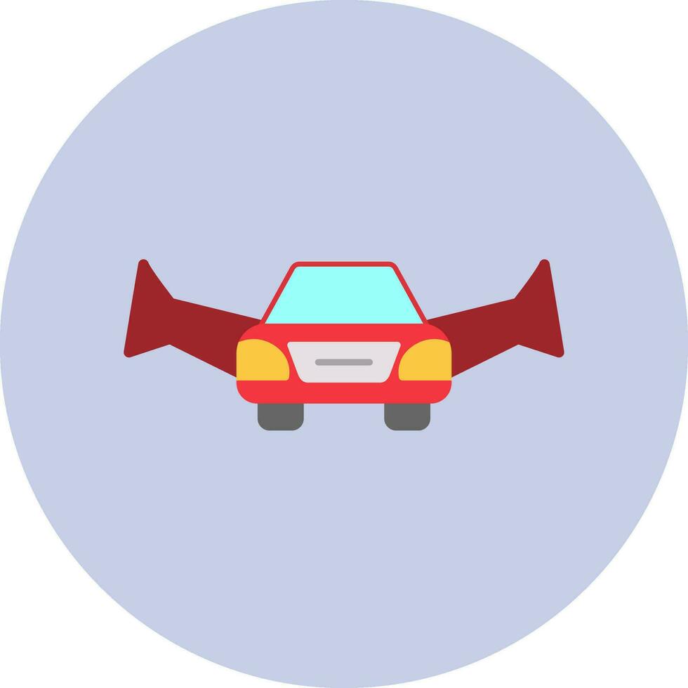 Flying Car Vector Icon