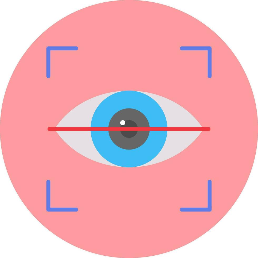 Eye Scan Vector Icon