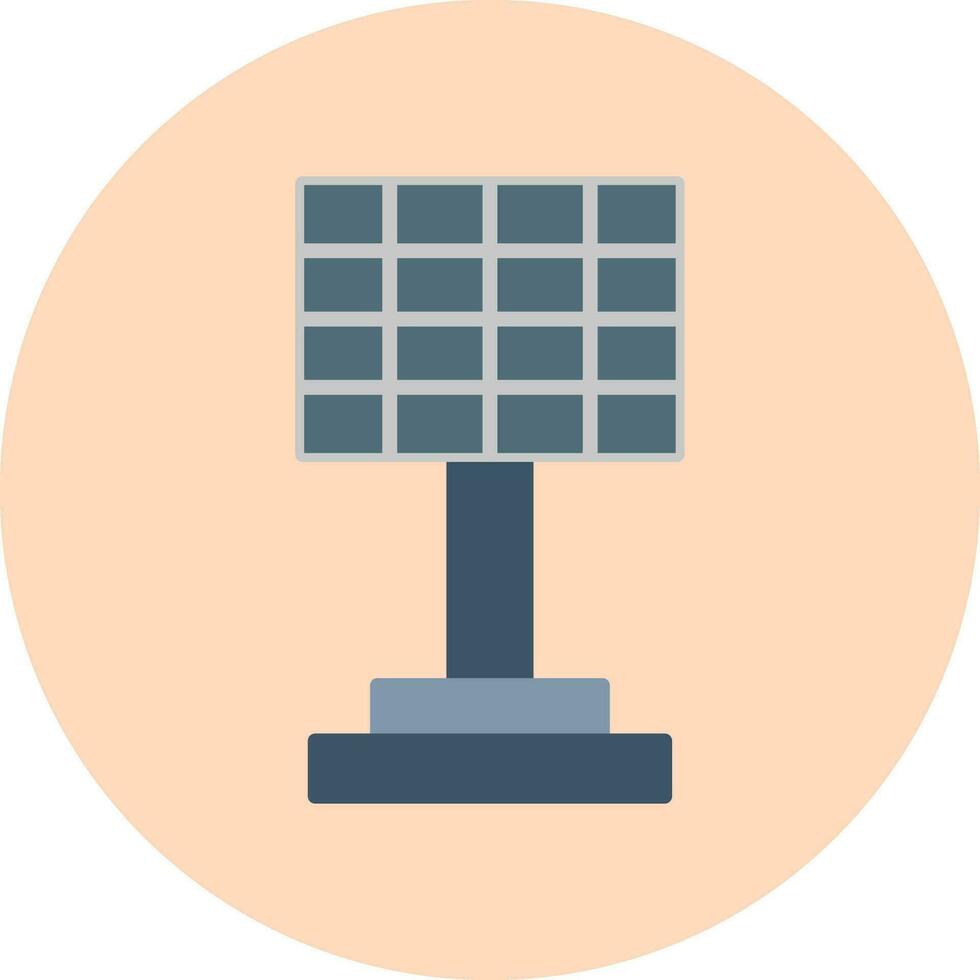 icono de vector de panel solar